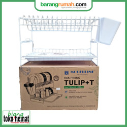 Rak Piring Tulip + Tatakan